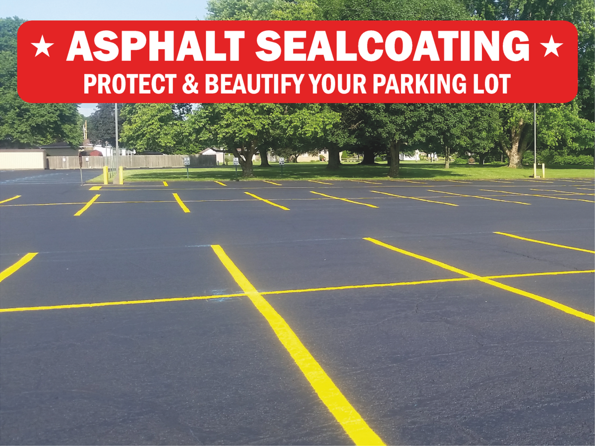 Benefits And Process Of Sealcoating An Asphalt Parking Lot Parking