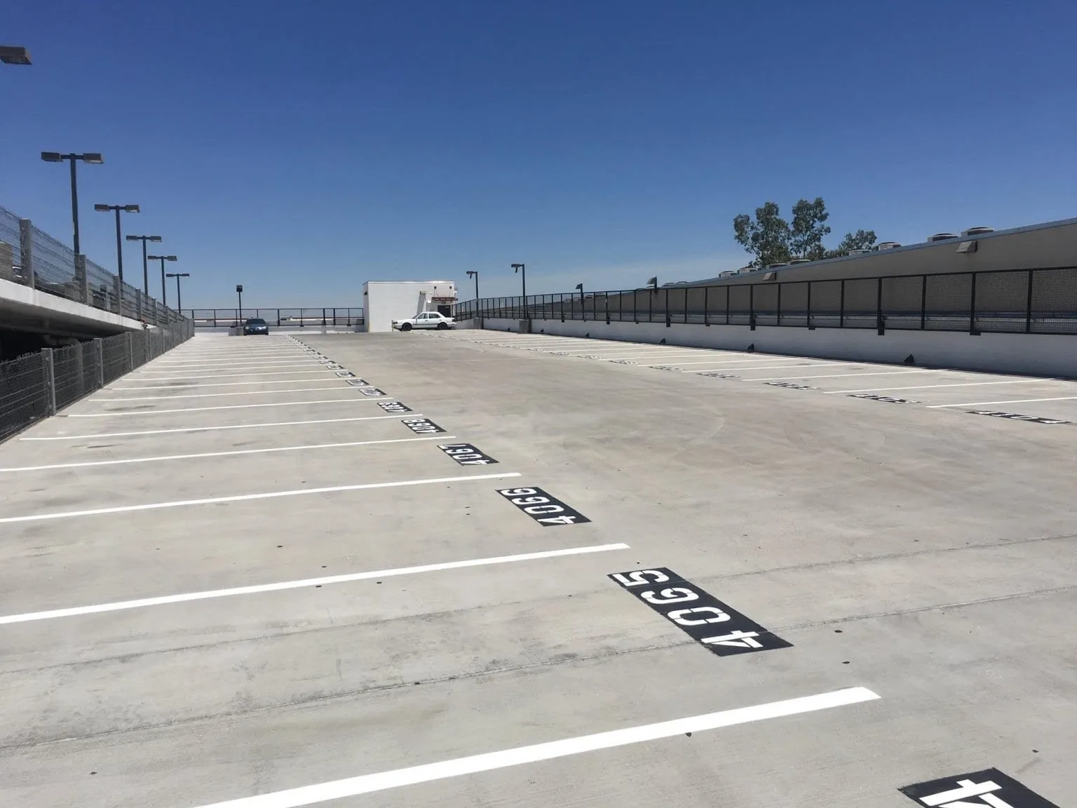 30 years parking lot striping experience Tega Cay, SC