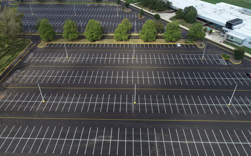 Parking lot striping High Point NC