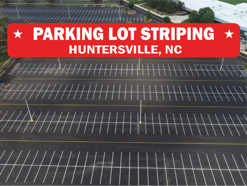 Parking lot striping | LIne painting | Huntersville, NC