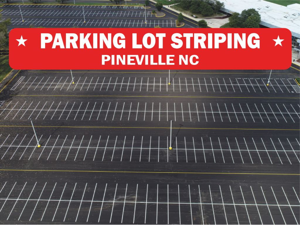 Parking lot striping | LIne painting | Pineville, NC