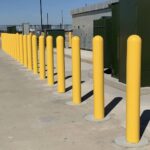 Charlotte NC parking lot striping project photo