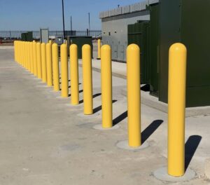 Charlotte NC parking lot striping project photo