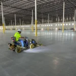Charlotte NC parking lot striping project photo