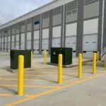 Charlotte NC parking lot striping project photo