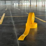 Charlotte NC parking lot striping project photo
