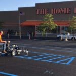 Charlotte NC parking lot striping project photo