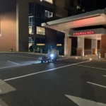 Charlotte NC parking lot striping project photo