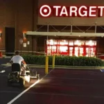 Charlotte NC parking lot striping project photo