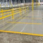 Charlotte NC parking lot striping project photo