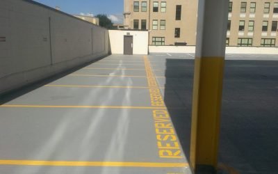 parking garage striping